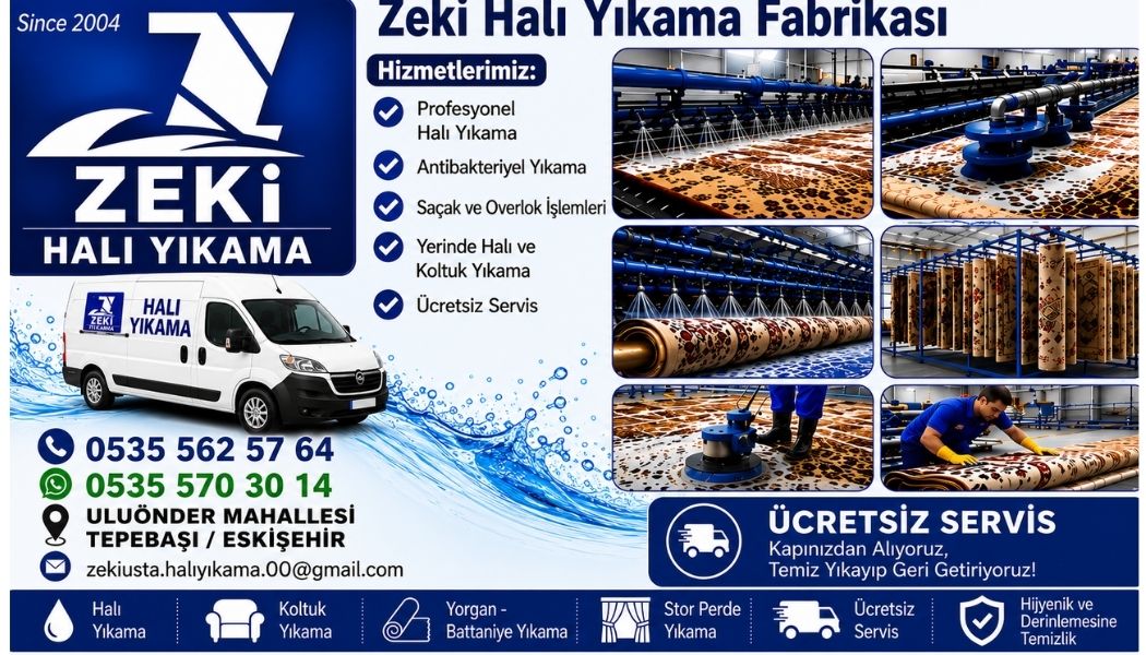 Tepebaşı Uluönder Mahallesi halı yıkama
